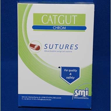 Catgut Chrom suture 3 cassette