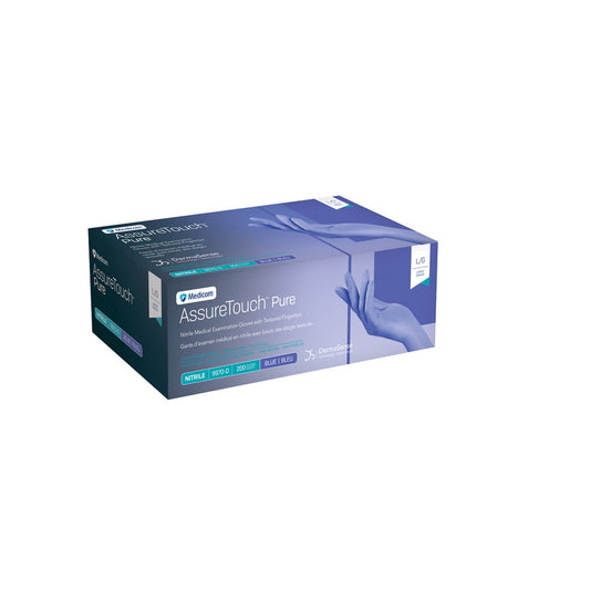 Glove exam nitrile AssureTouch Pure non sterile powder free