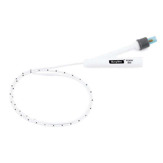 Catheter Surgivet Foley closed end with balloon cuff