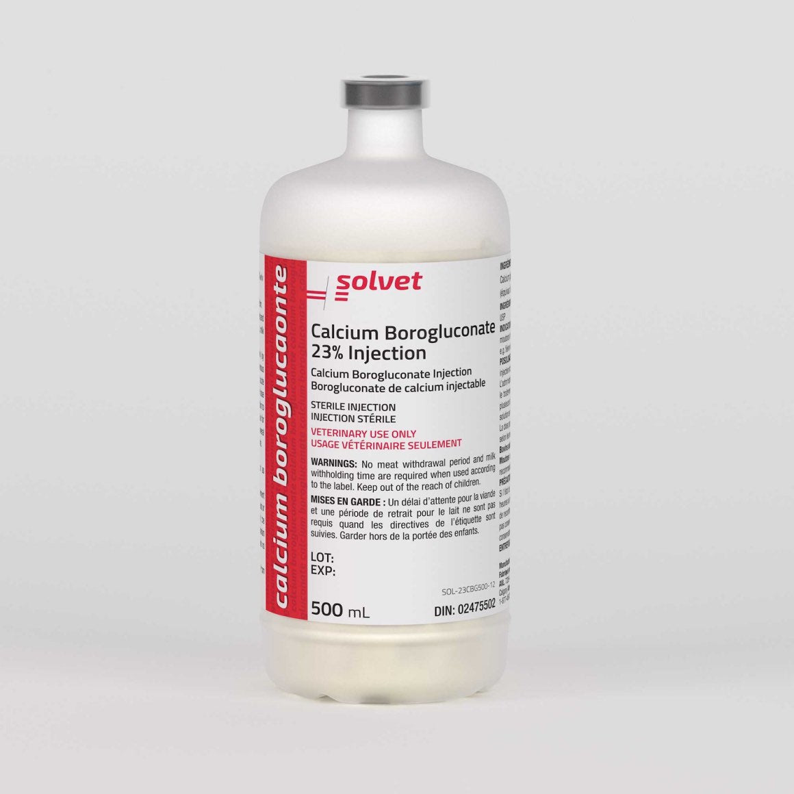 Calcium borogluconate injection