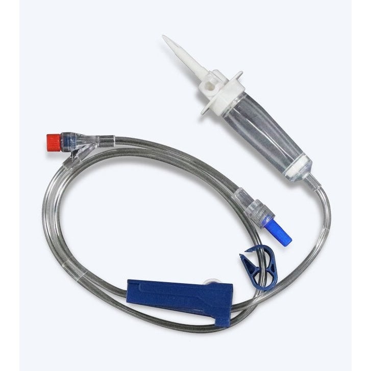 Aniset Anti-kink IV Secondary Set – Needle-Free Veterinary IV Line