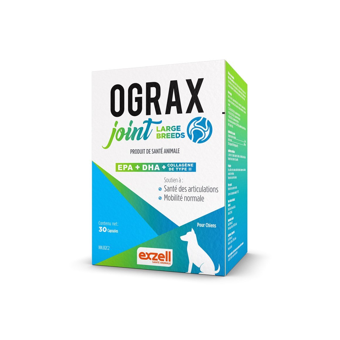 Ograx Joint large breed capsules for dogs