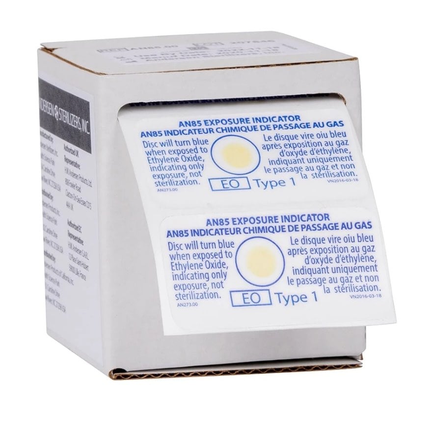 Exposure indicator stickers