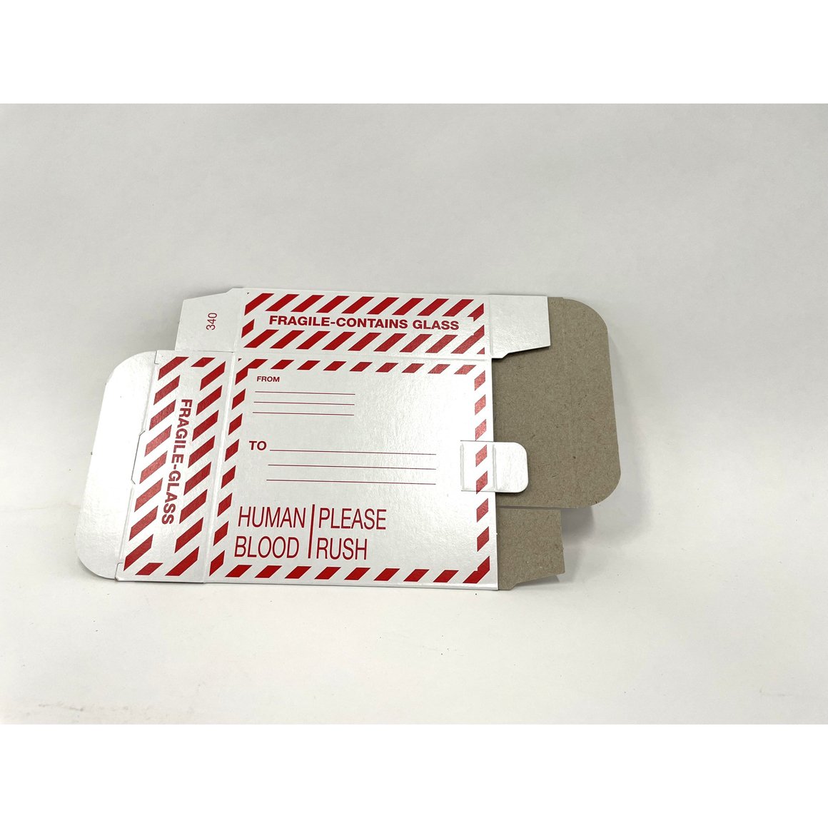 Mailing sleeve with legend