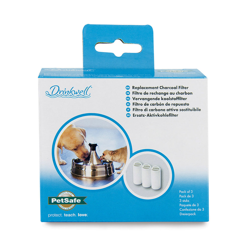 Drinkwell 360 stainless steel pet fountain - replacement charcoal filters only