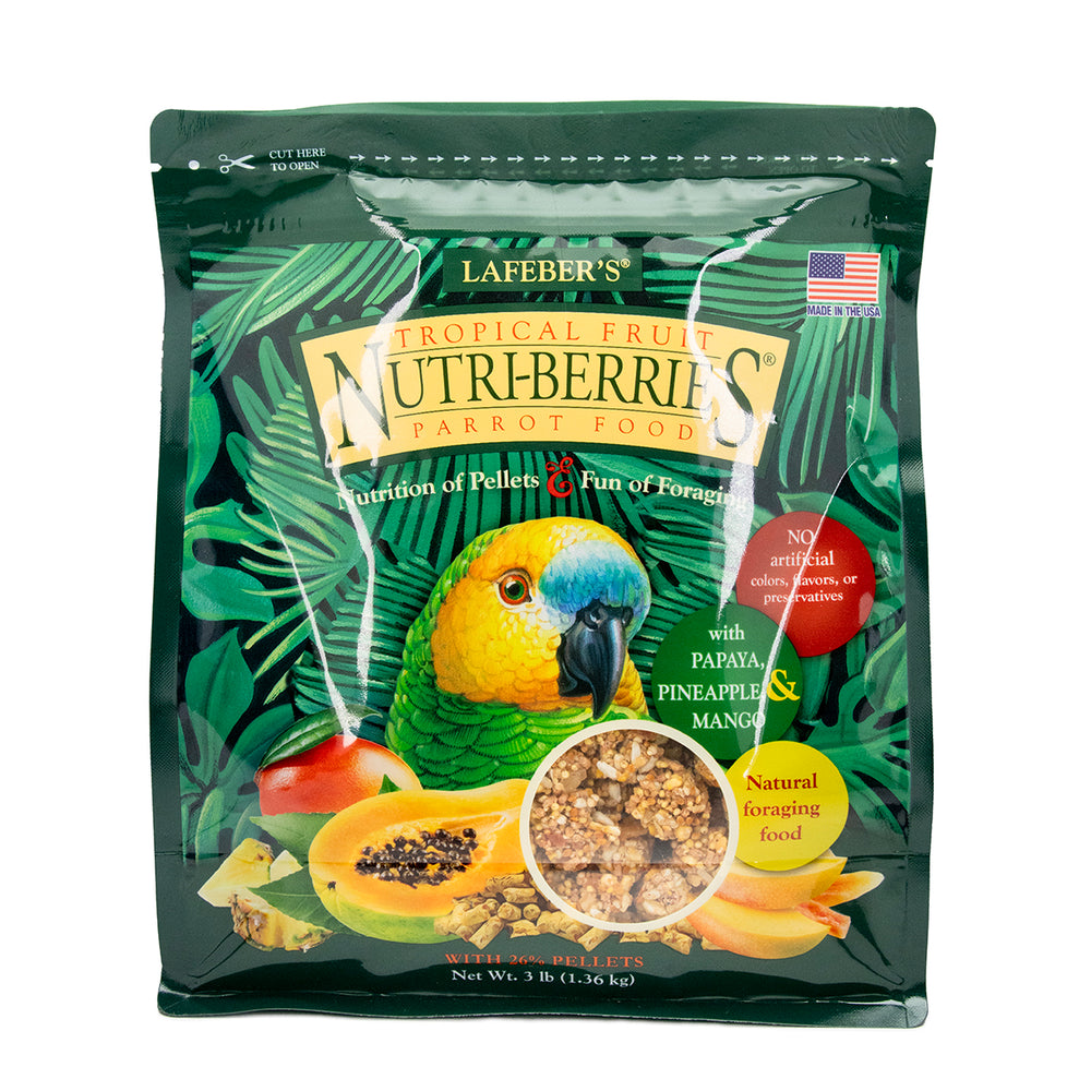 Nutri-Berries Tropical fruit parrot food