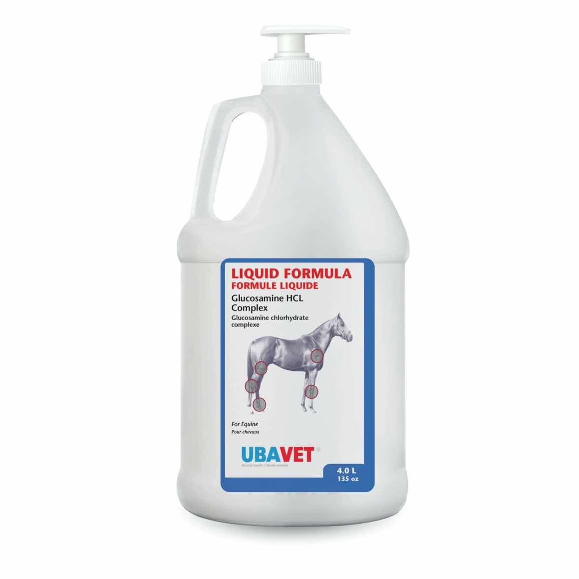 Glucosamine HCl liquid formula for horses