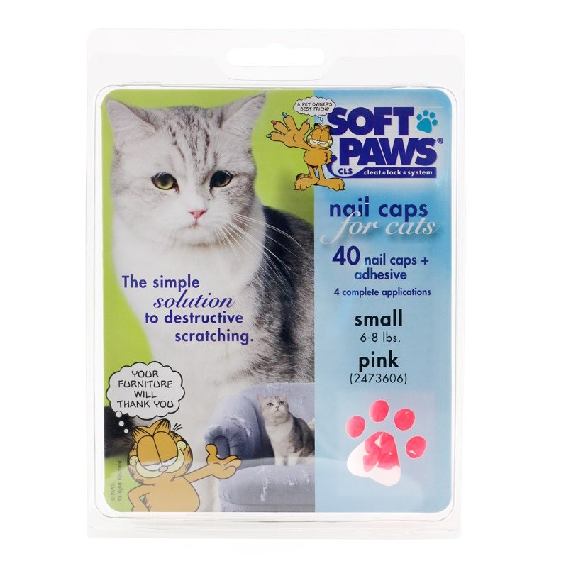 Softpaws nail cap kit for cat
