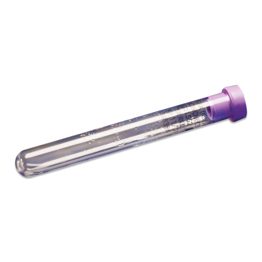 Blood collection vacuum tube Monoject (K3 EDTA) silicone stopper
