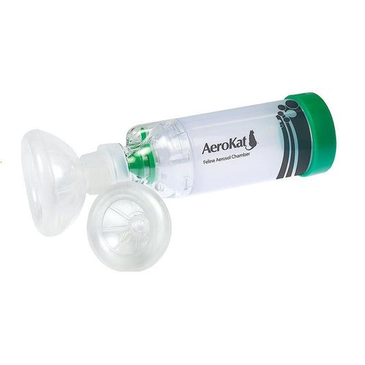 AeroKat inhalation chamber for cat
