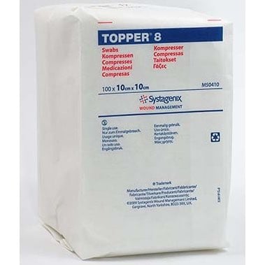 Gauze sponge Topper Nu-Gauze non woven non sterile 4 ply