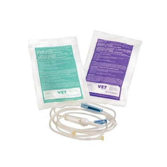 IV set 60 drops dual port