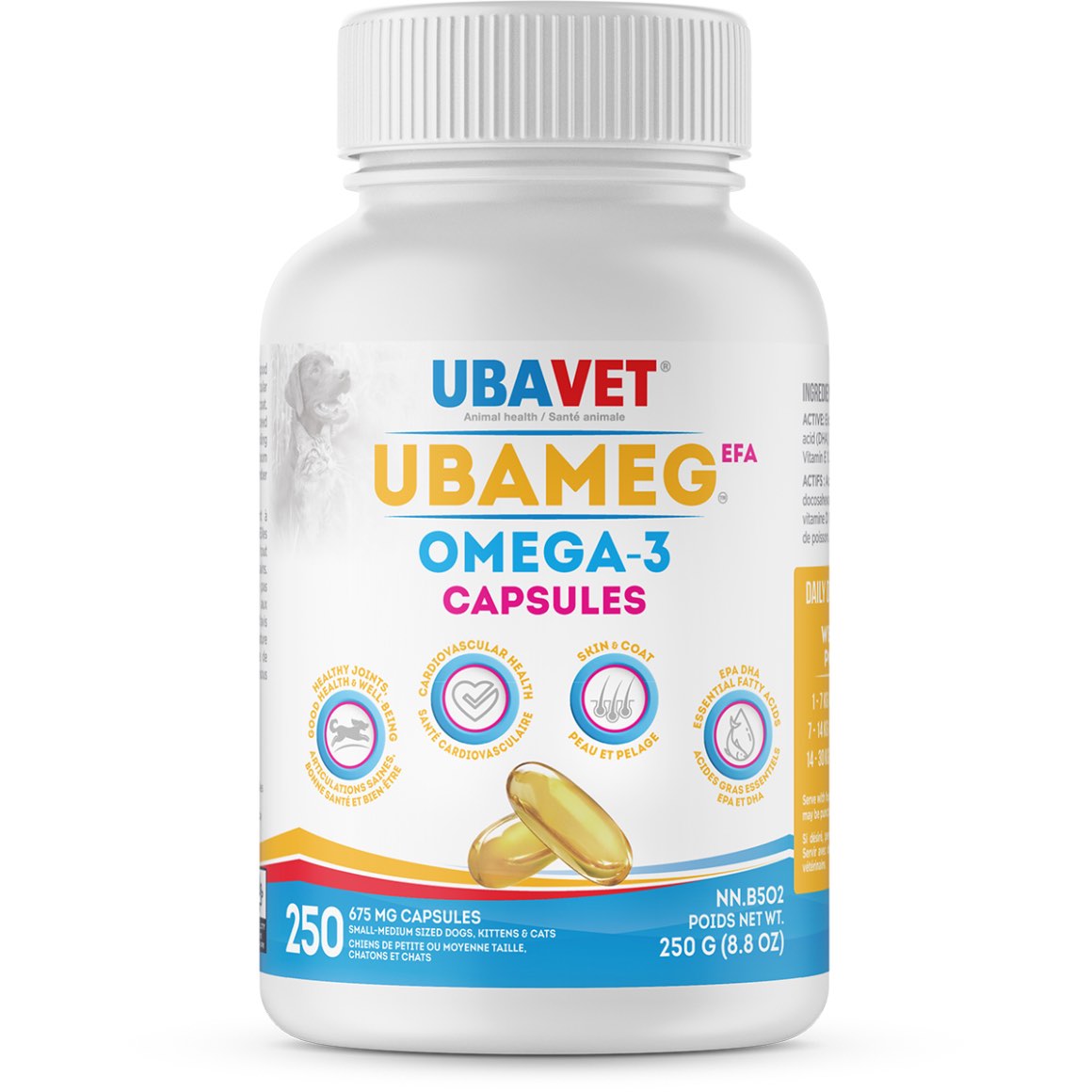 Ubameg EFA omega 3 capsules
