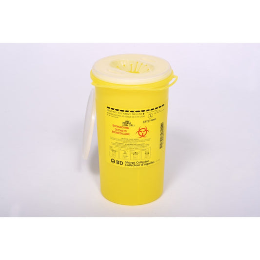 Nestable Sharps Collectors with Funnel Cap