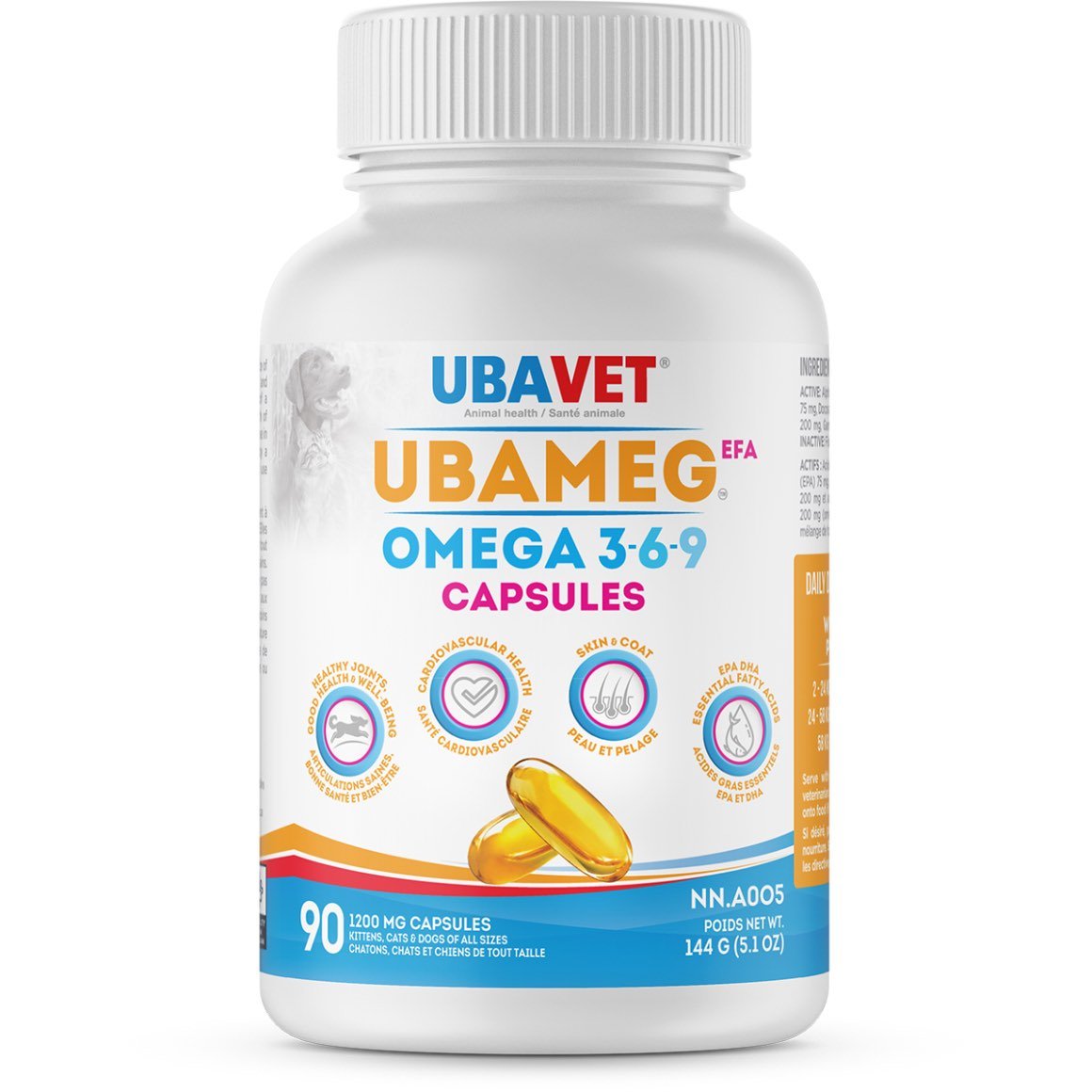 Ubameg EFA omega 3-6-9 capsules