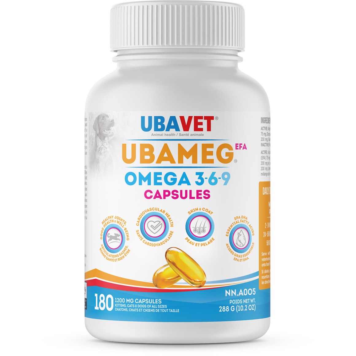 Ubameg EFA omega 3-6-9 capsules