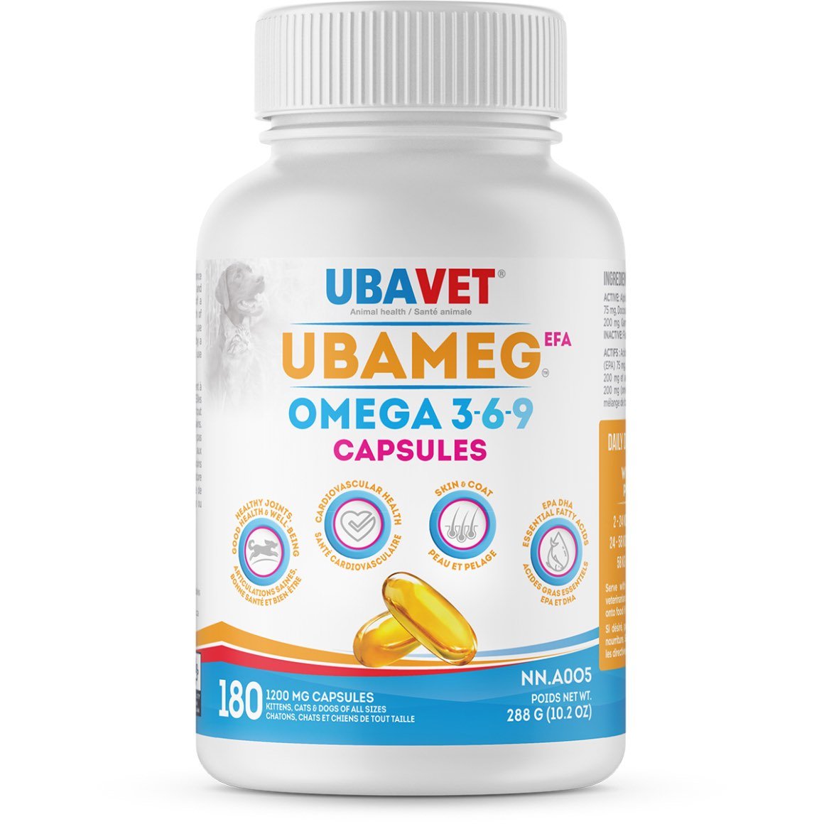 Ubameg EFA omega 3-6-9 capsules