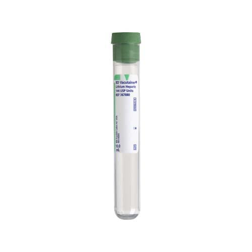 Blood collection tube Vacutainer (plastic) with conventional stopper