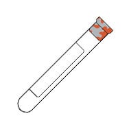 Blood collection tube Vacutainer (plastic) with conventional stopper
