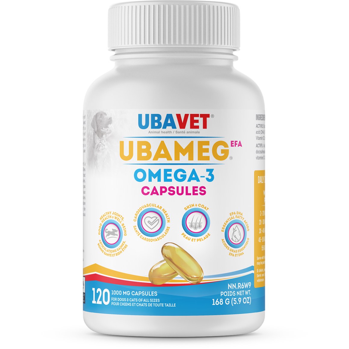 Ubameg EFA omega 3 capsules