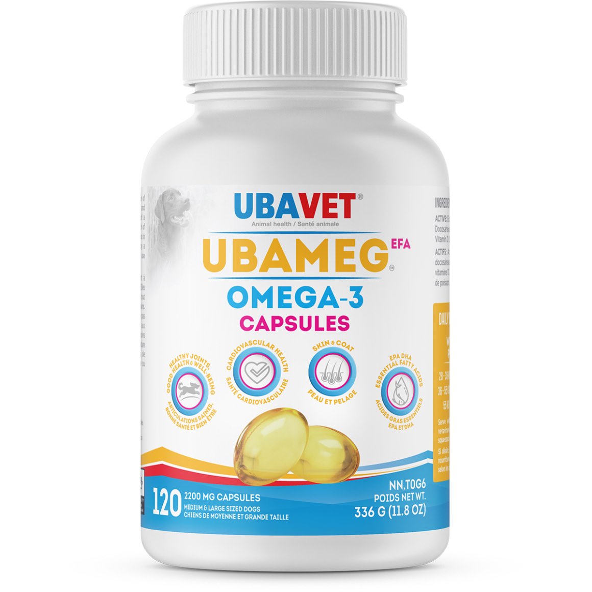 Ubameg EFA omega 3 capsules