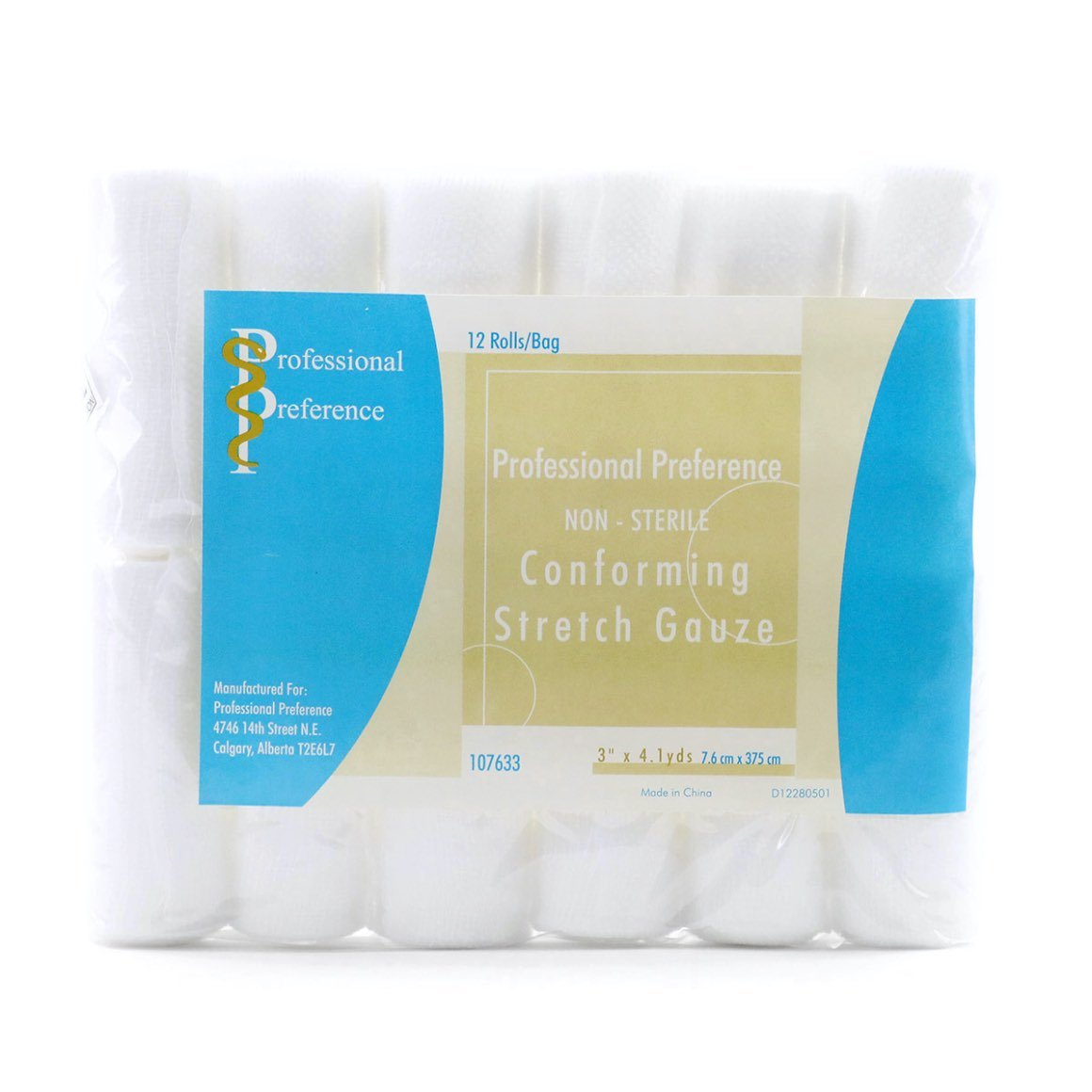Bandage conforming stretch gauze