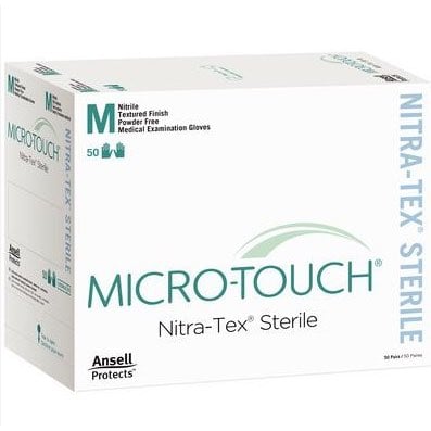Glove exam nitrile Micro-Touch Nitra-Tex sterile powder free