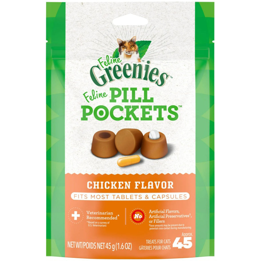 Pill Pockets capsules or tablets for cats