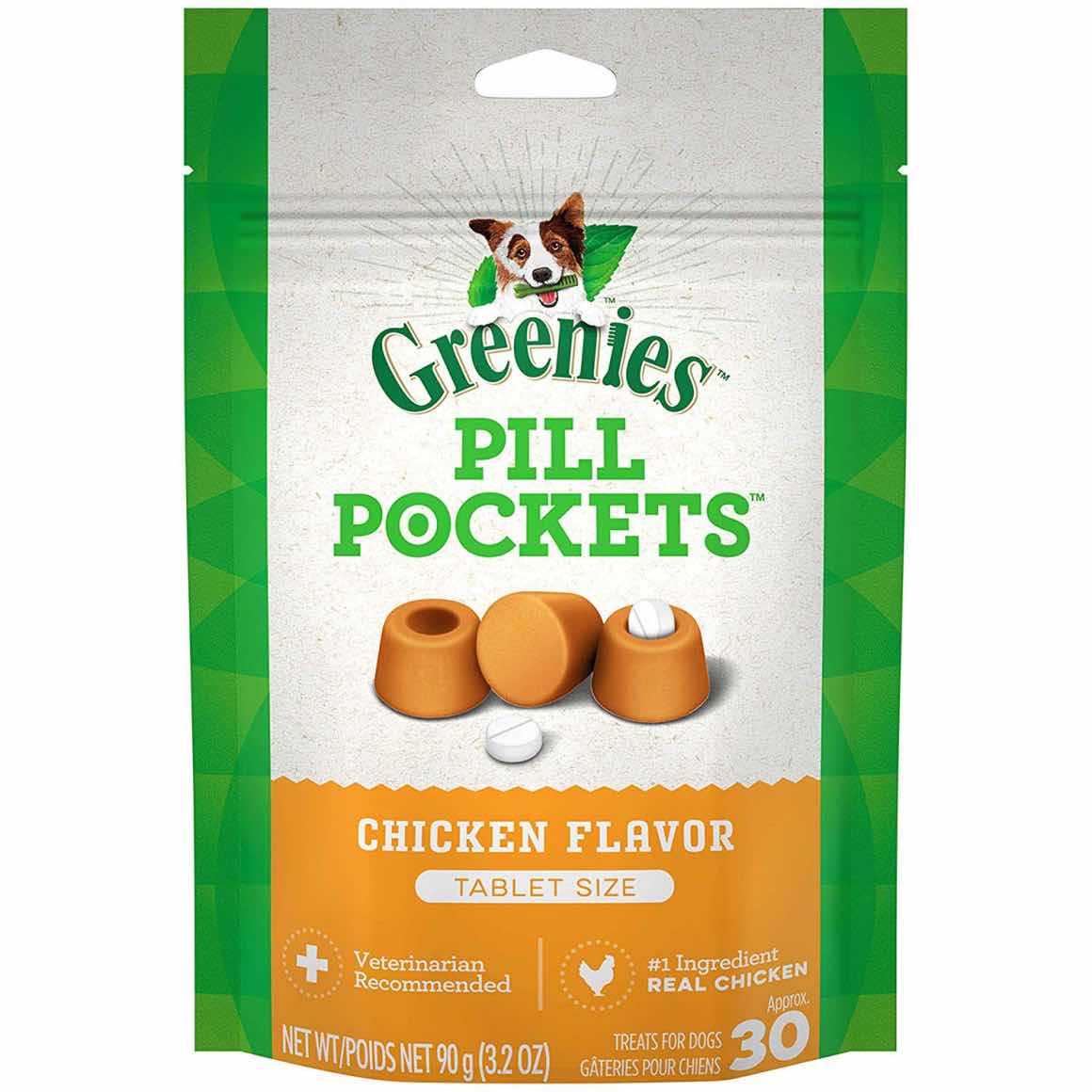 Pill Pockets tablet size for dogs