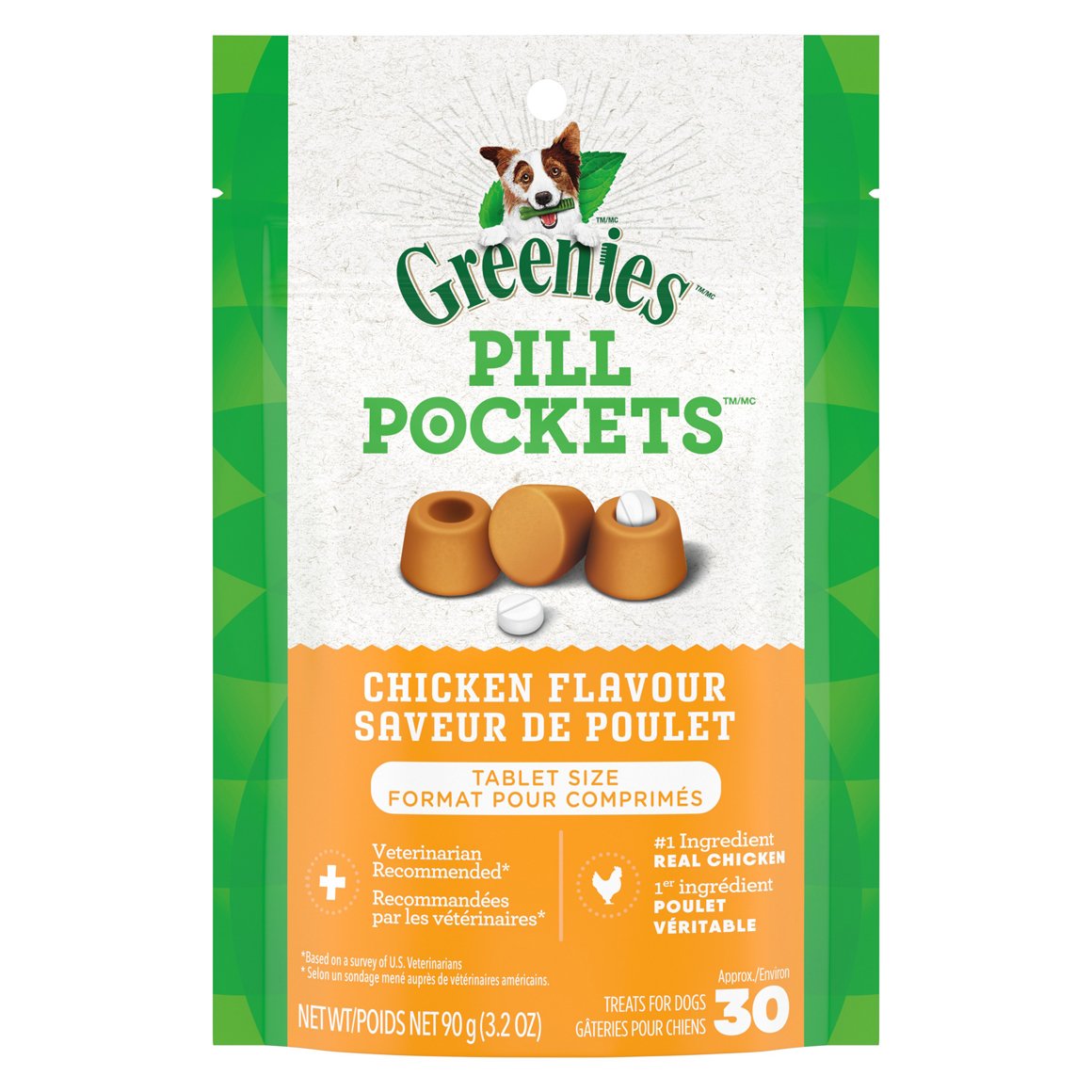 Pill Pockets tablet size for dogs