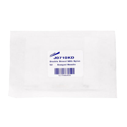 Cruciate double strand nylon with needle