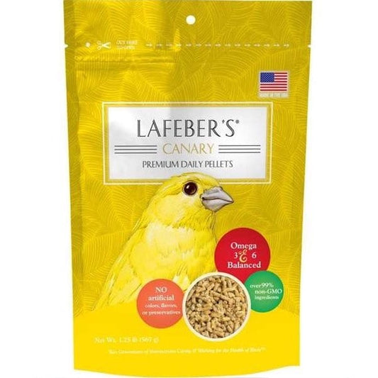 Pellet diet for canaries