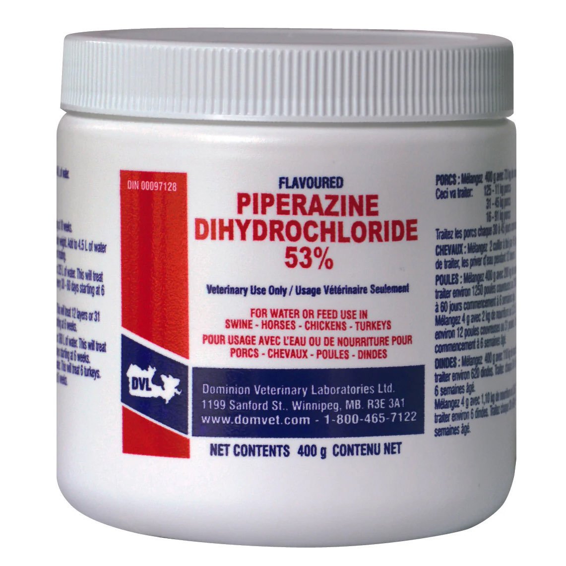 Piperazine dihydrochloride 53%