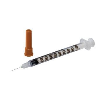 Syringe 1 ml Monoject 1 with detachable needle softpack