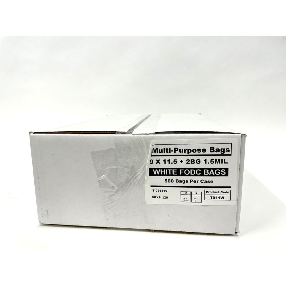 Oxo-biodegradable plastic courtesy bags white