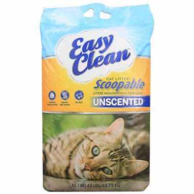 Easy Clean unscented scoopable cat litter