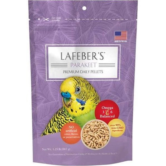 Pellet diet for parakeets