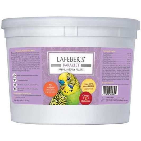Pellet diet for parakeets