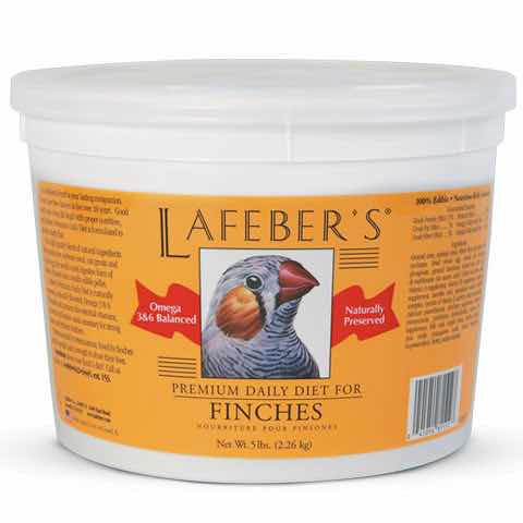 Pellet diet for finches
