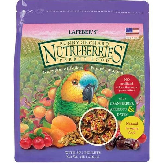 Nutri-Berries Sunny Orchard parrot food