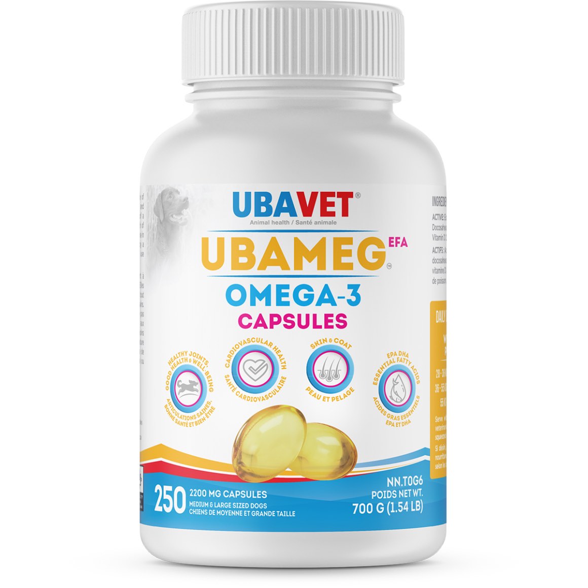 Ubameg EFA omega 3 capsules