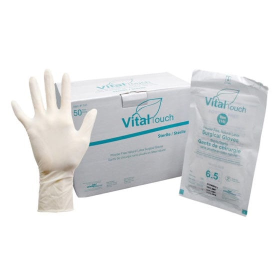 Glove surgical latex Vital Touch powder free