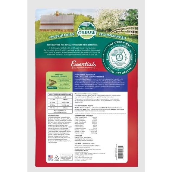 Essentials adult rabbit food