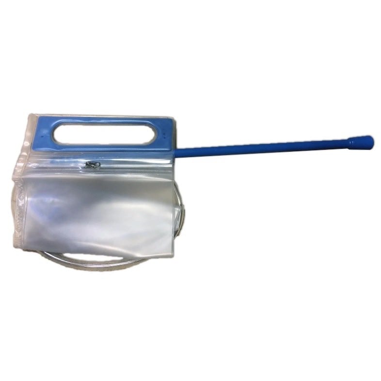 Feeder tube with zipper
