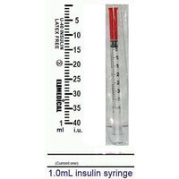 Insulin syringe veterinary 40 IU 1 cc 28G x 1/2 in