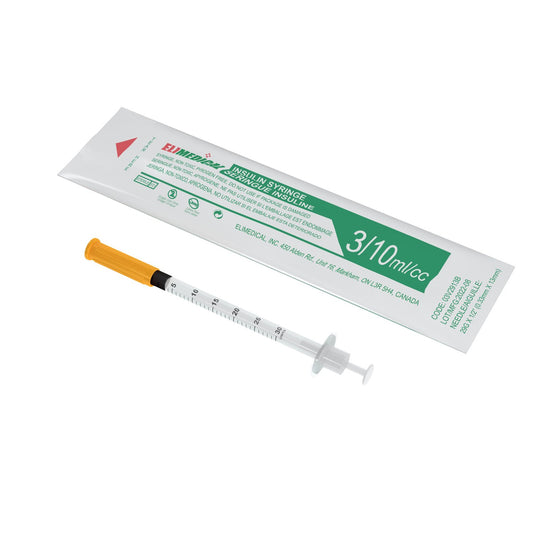 Insulin syringe veterinary  100 IU half-unit 0,3 cc
