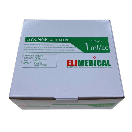 Syringes 1 ml with LS needle softpack