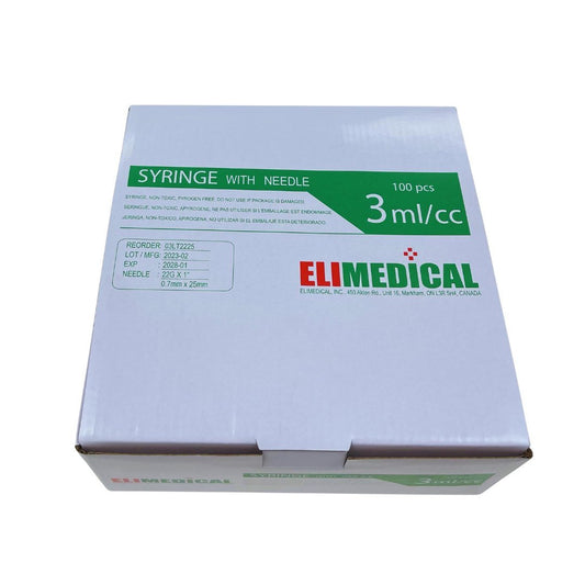 Syringes 3 ml with LL needle softpack