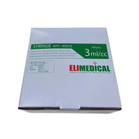 Syringes 3 ml with LL needle softpack
