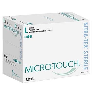 Glove exam nitrile Micro-Touch Nitra-Tex sterile powder free